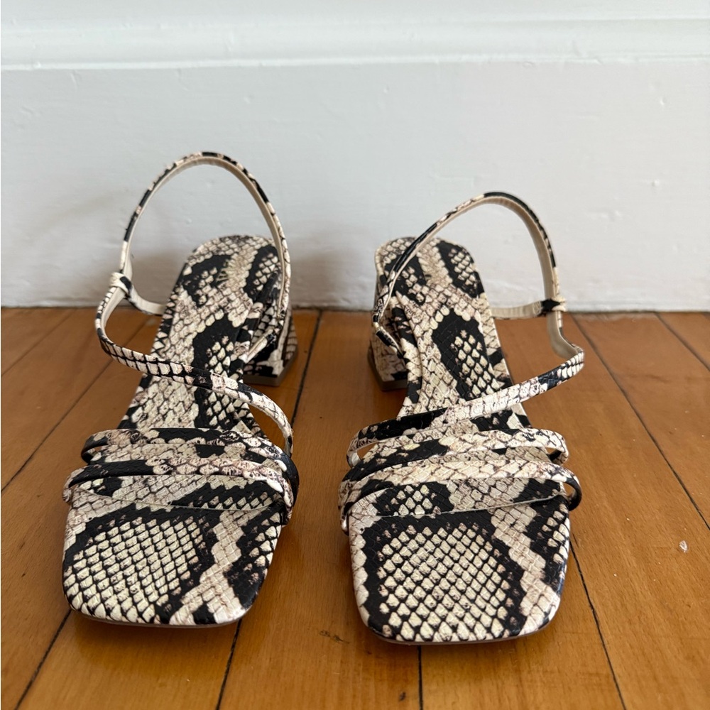Zara Women's Snakeskin Sandals